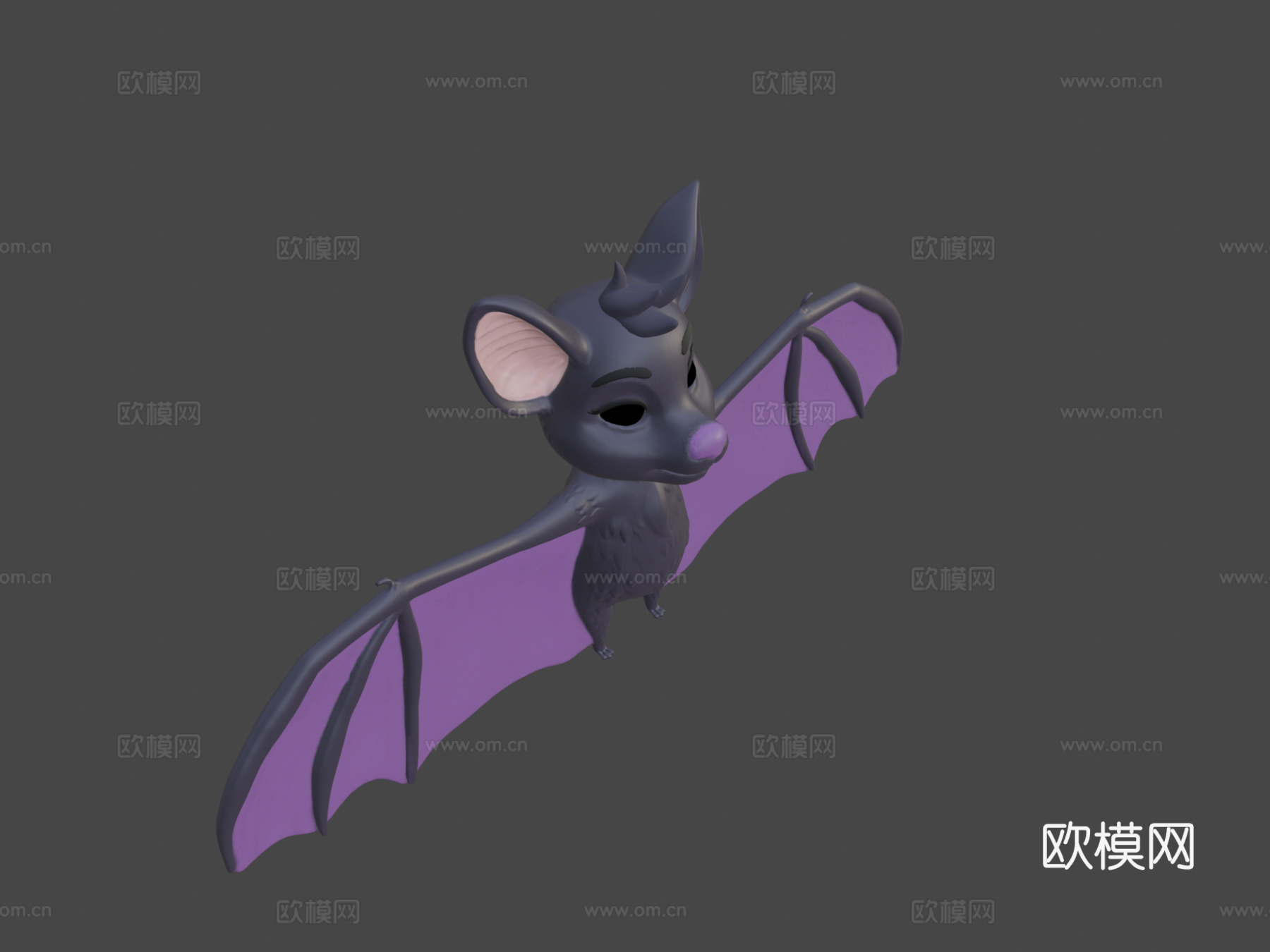小蝙蝠巴蒂3d模型下载（渲染图7）