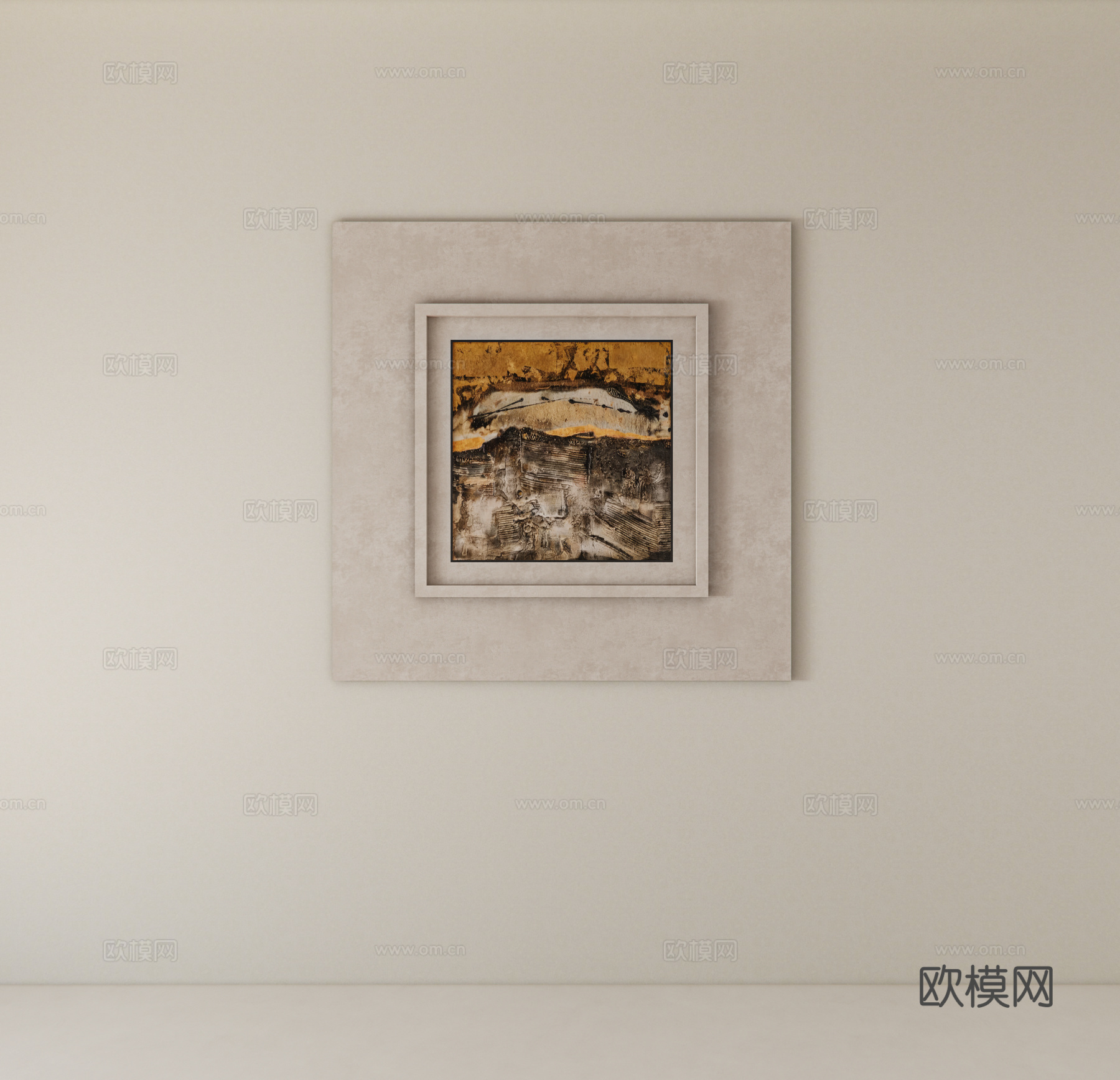 装饰画挂画su模型