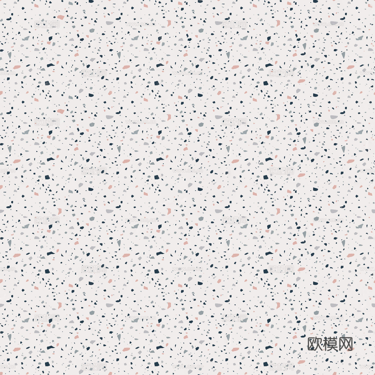 白色背景彩色碎石水磨石肌理7