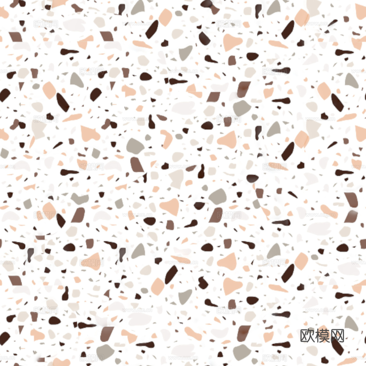 白色背景彩色碎石水磨石肌理12