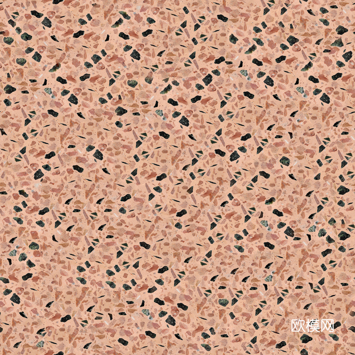 粉色浅粉色色背景彩色碎石水磨石肌理1