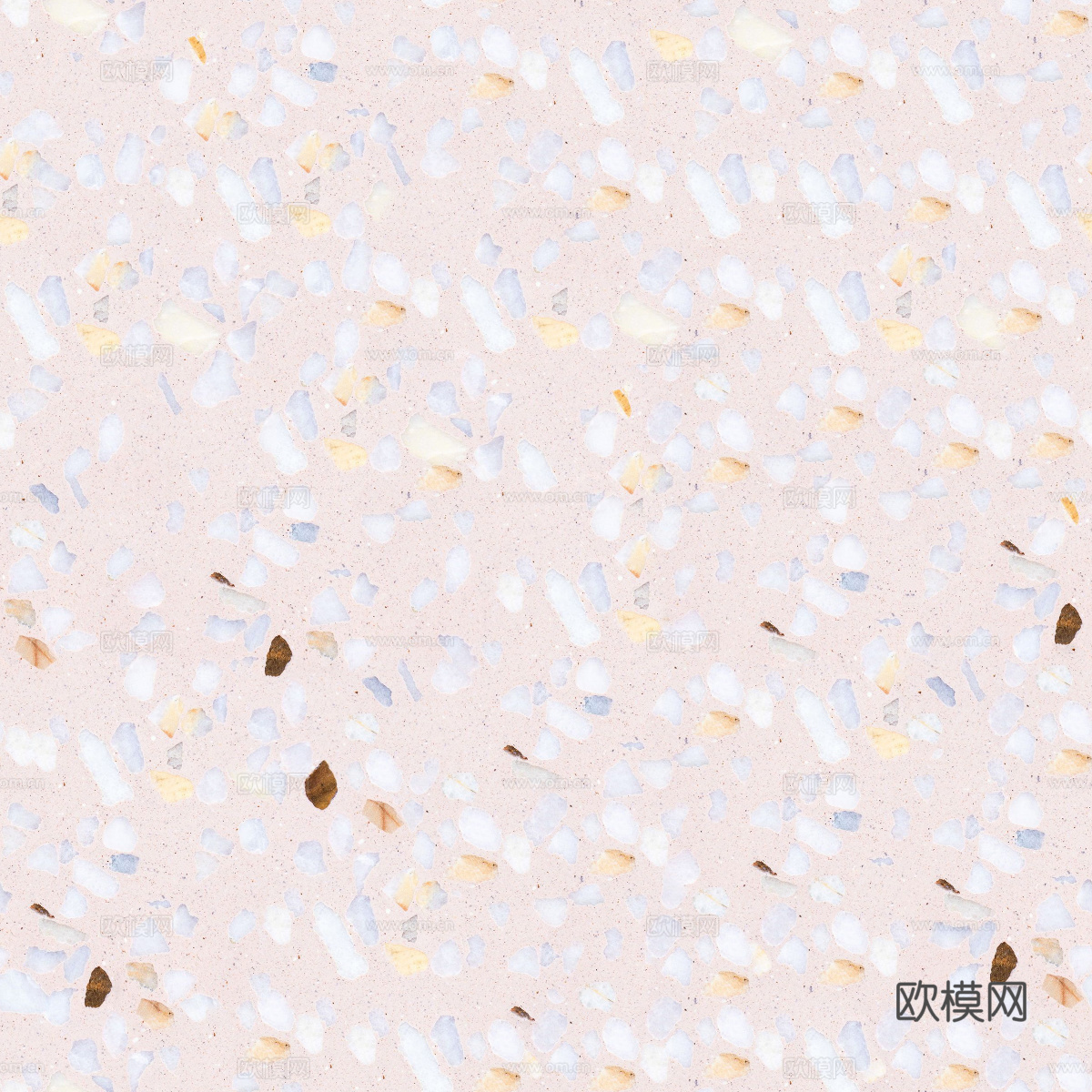 粉色浅粉色色背景彩色碎石水磨石肌理2