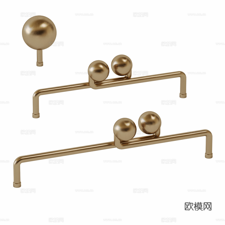 Clutch Enjoy Home家具把手3d模型下载