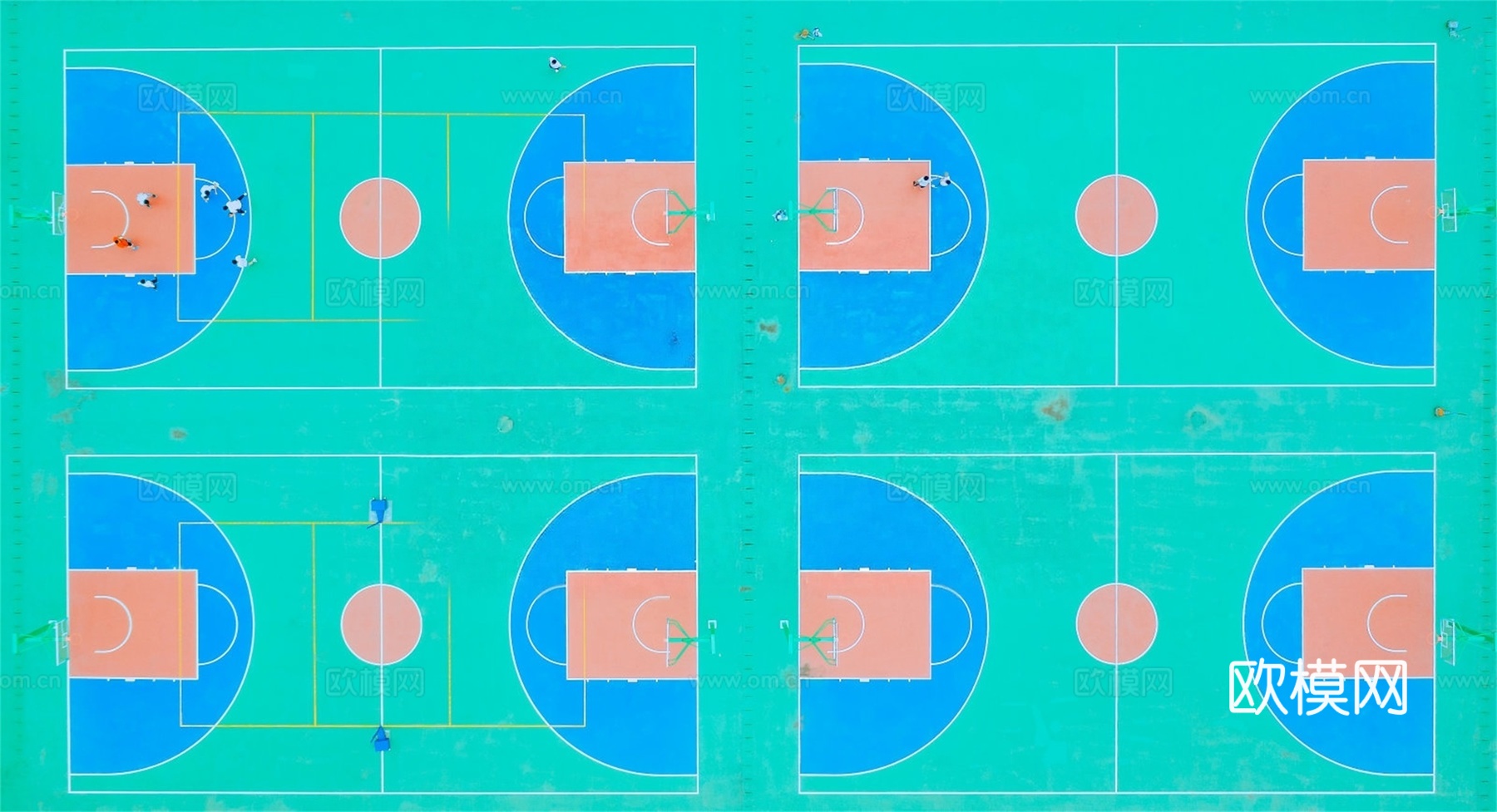 篮球场运动场场地34下载