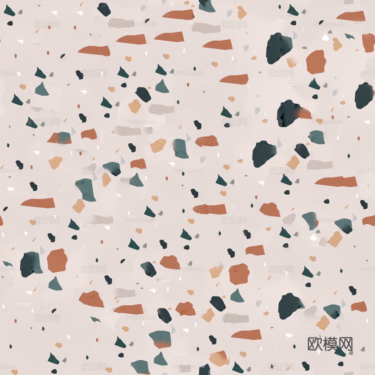 粉色浅粉色色背景彩色碎石水磨石肌理7