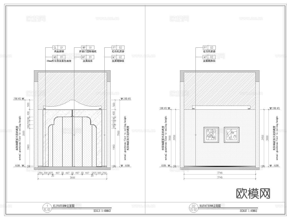 特色火锅店 串串店 最新全套施工图 效果图合集cad施工图