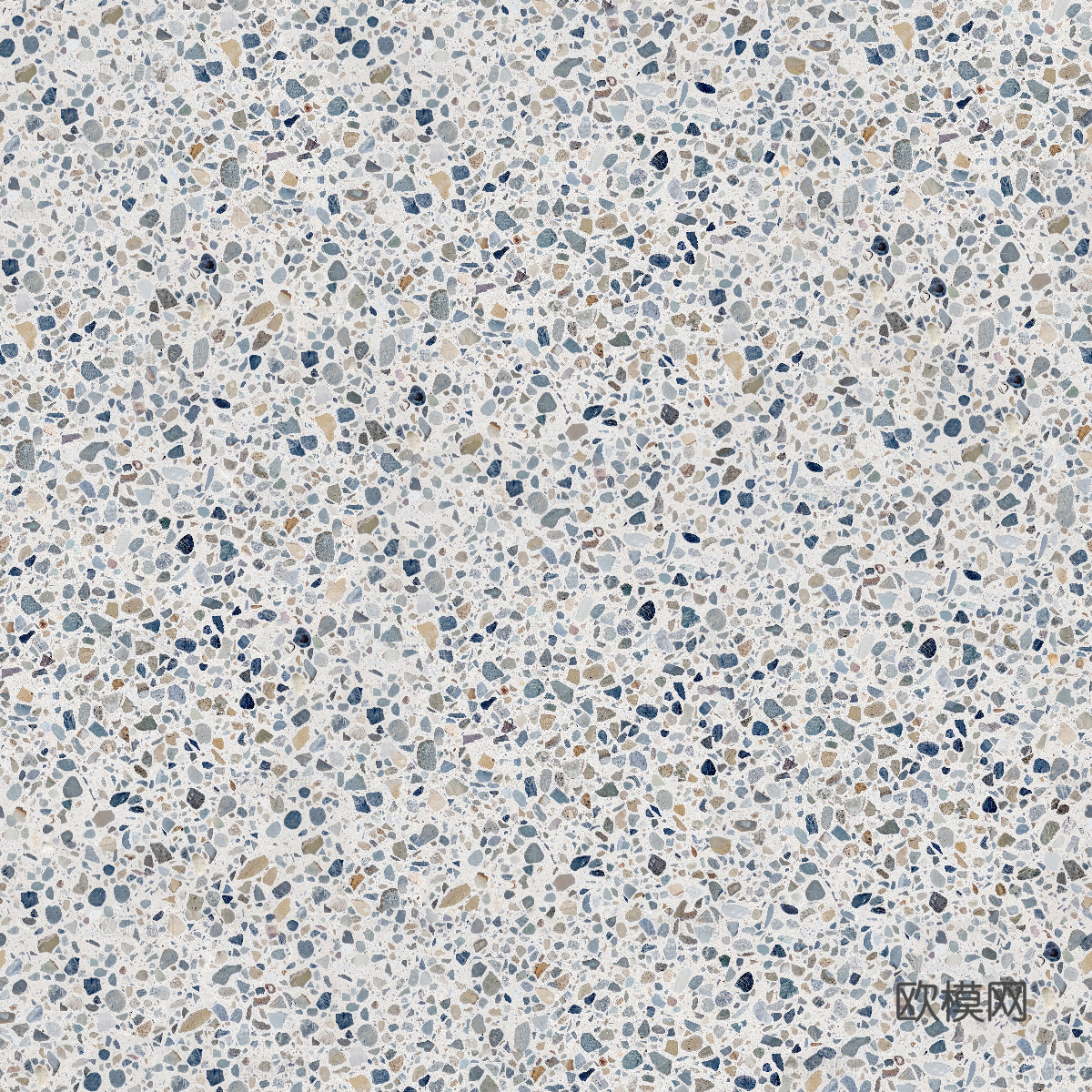 白色背景彩色碎石水磨石肌理2