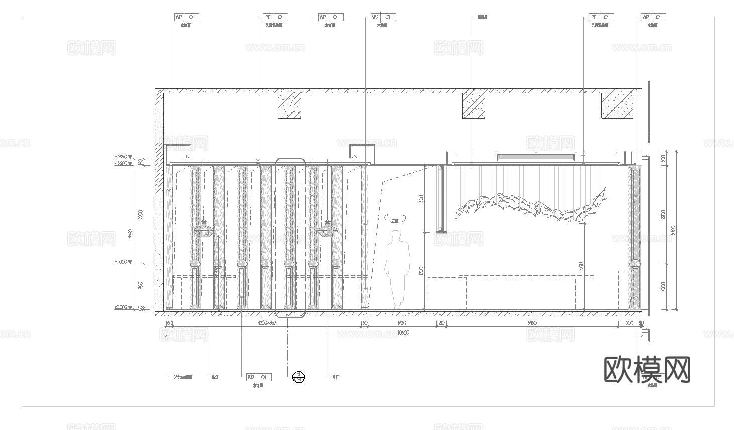火锅店 串串店 最新全套施工图合集cad施工图