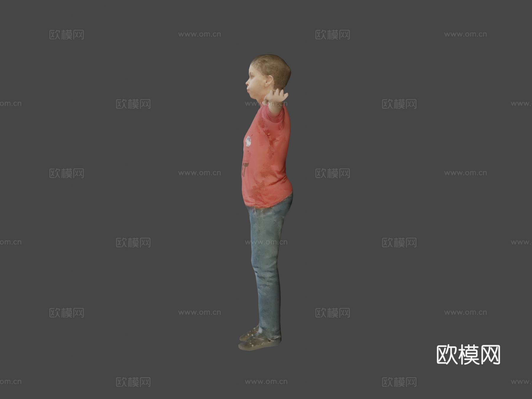 穆罕默德滑步嘻哈舞3d模型下载（渲染图8）