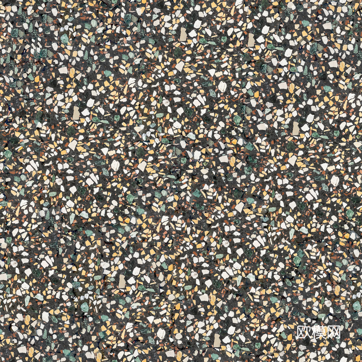 灰色黑色背景彩色碎石水磨石肌理31