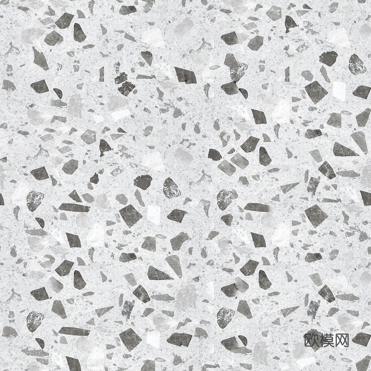 白色背景彩色碎石水磨石肌理13