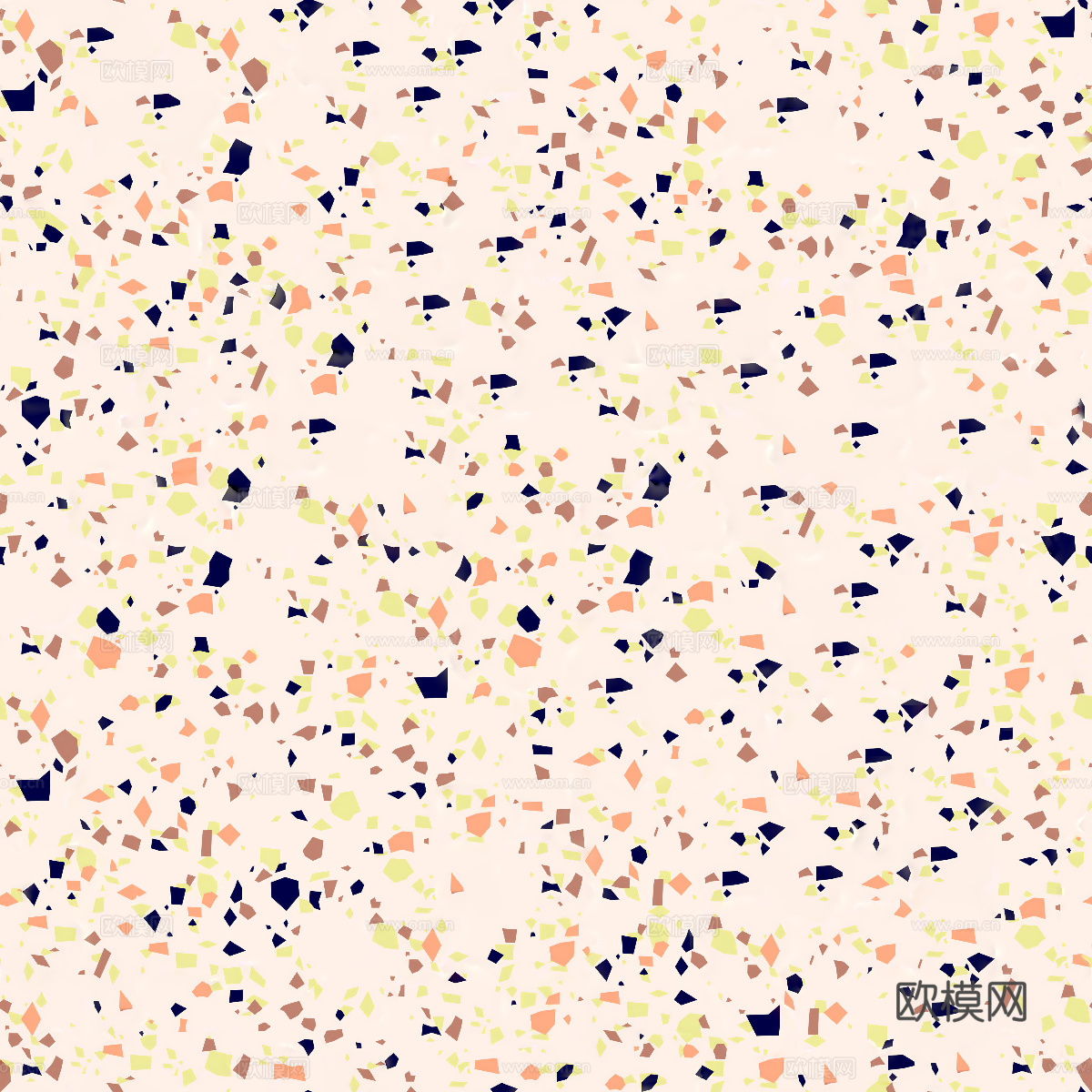 米黄色黄色背景彩色碎石水磨石肌理12