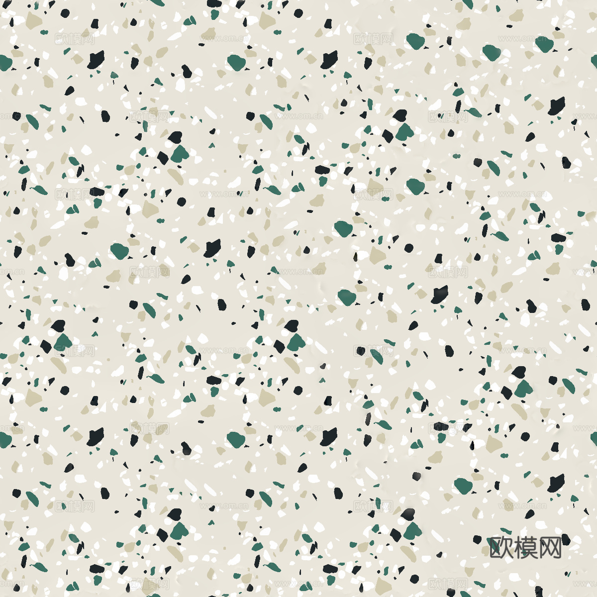 白色背景彩色碎石水磨石肌理10