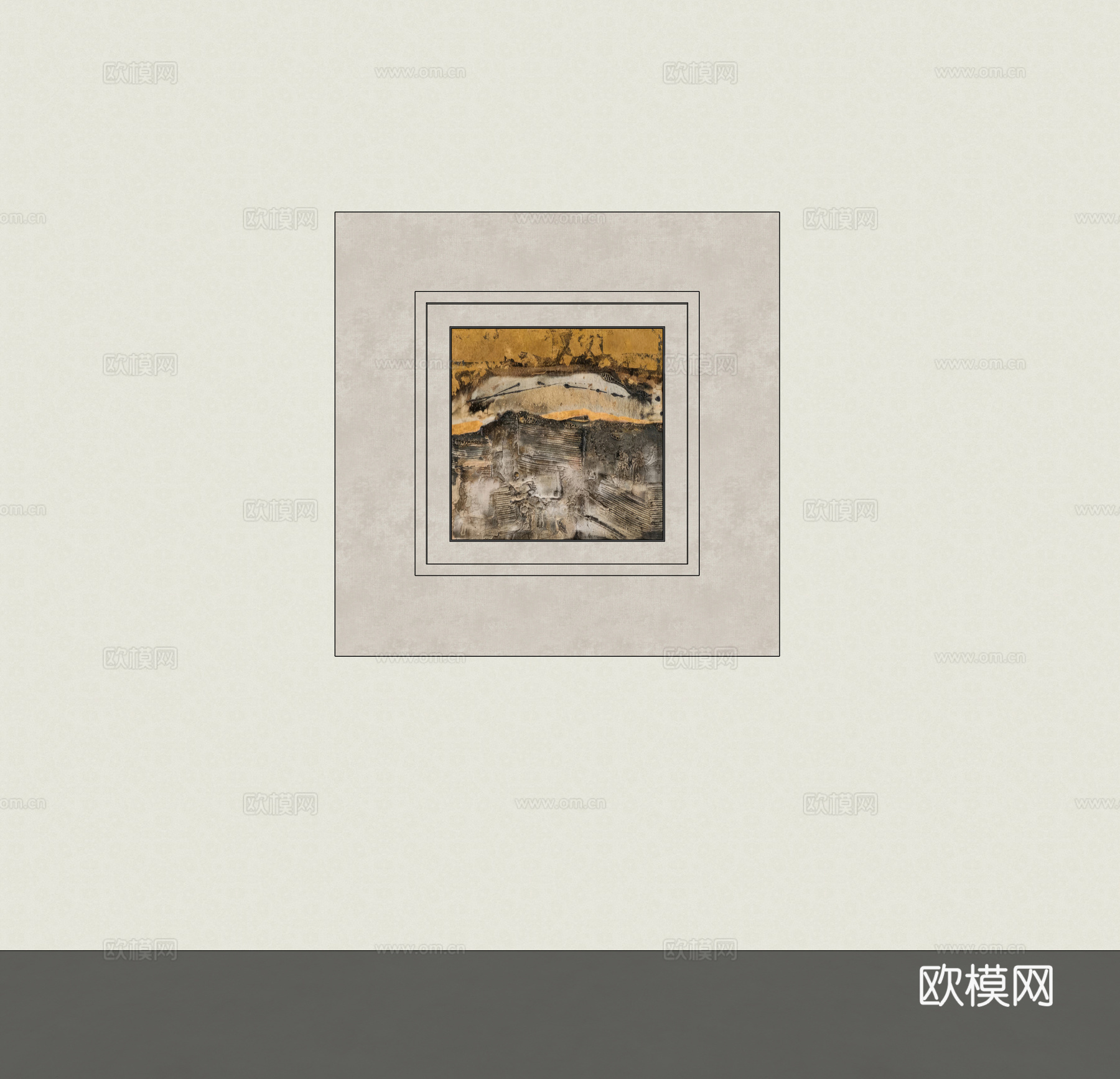 装饰画挂画su模型