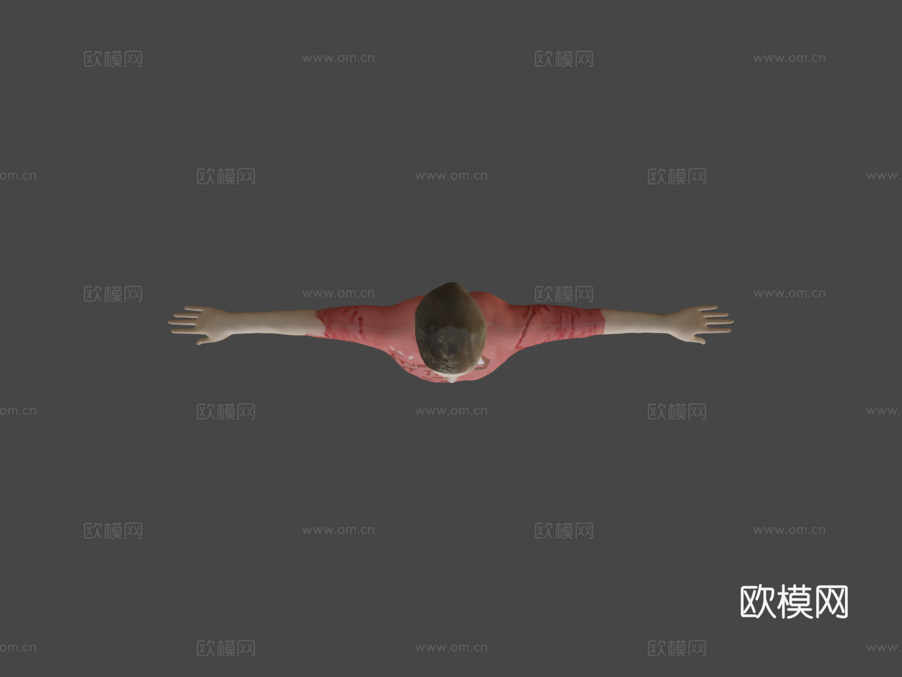 穆罕默德滑步嘻哈舞3d模型下载（渲染图5）