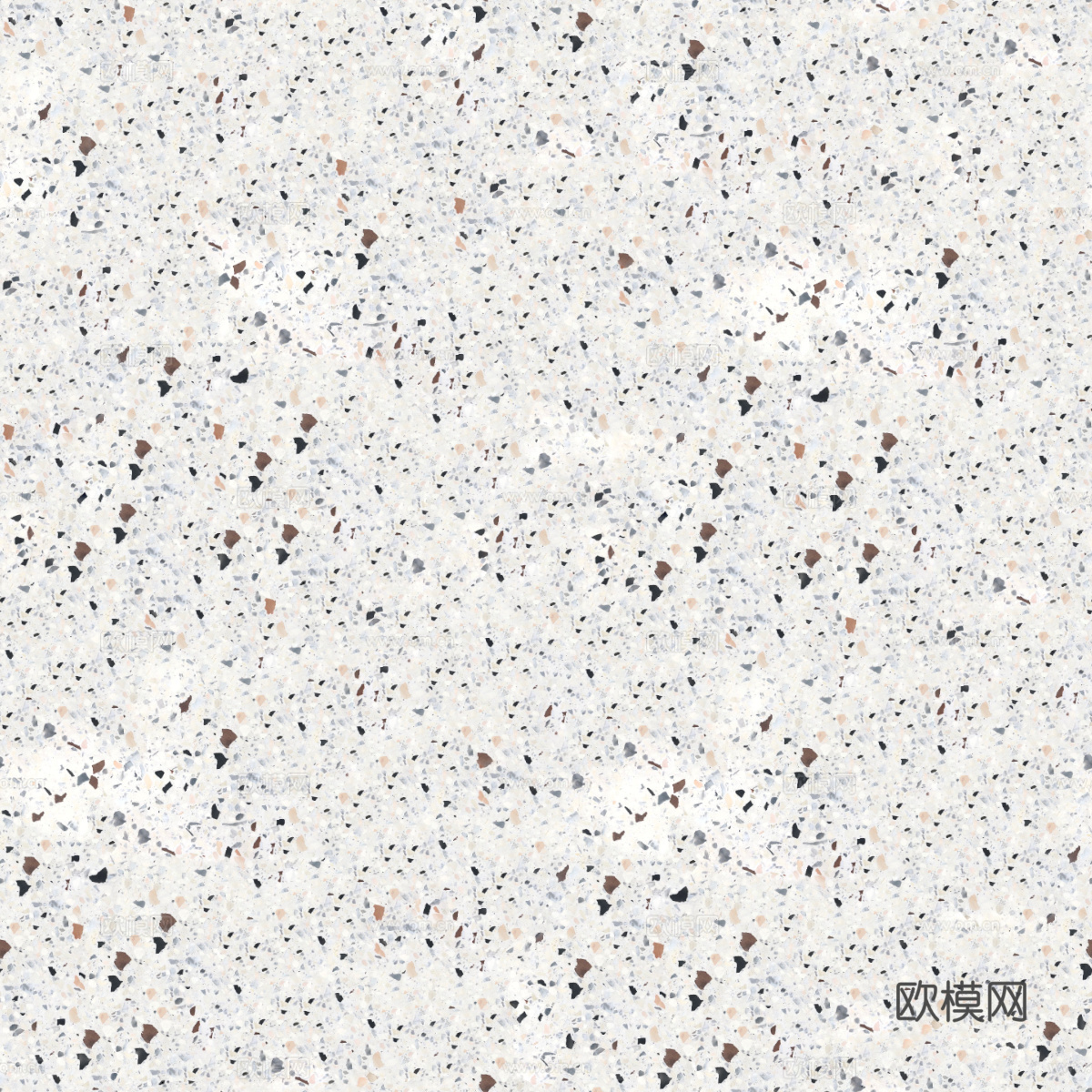 白色背景彩色碎石水磨石肌理19