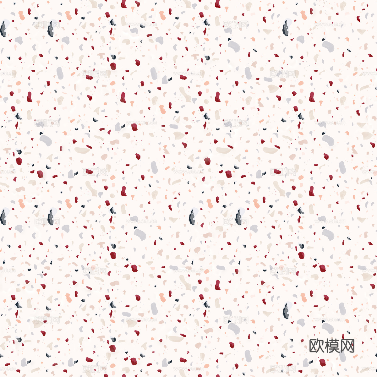 白色背景彩色碎石水磨石肌理10