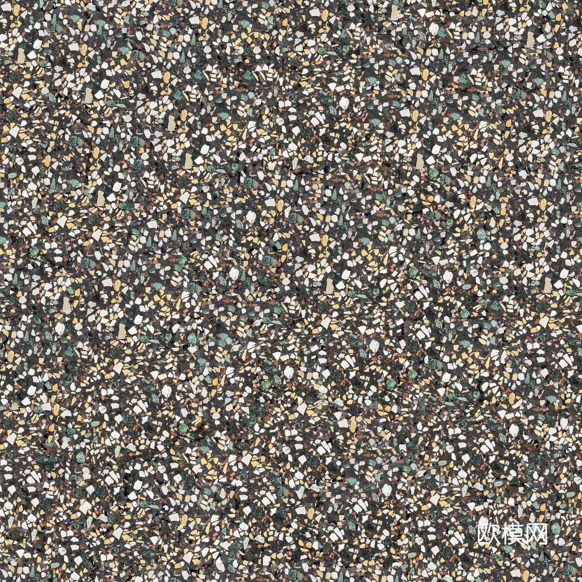 灰色黑色背景彩色碎石水磨石肌理37