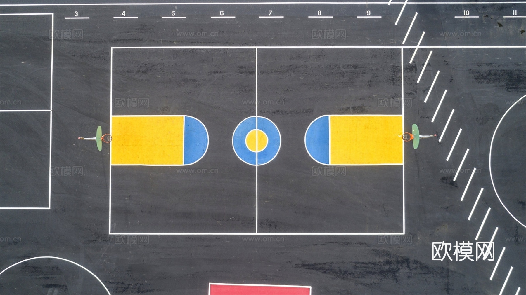 篮球场运动场场地26下载