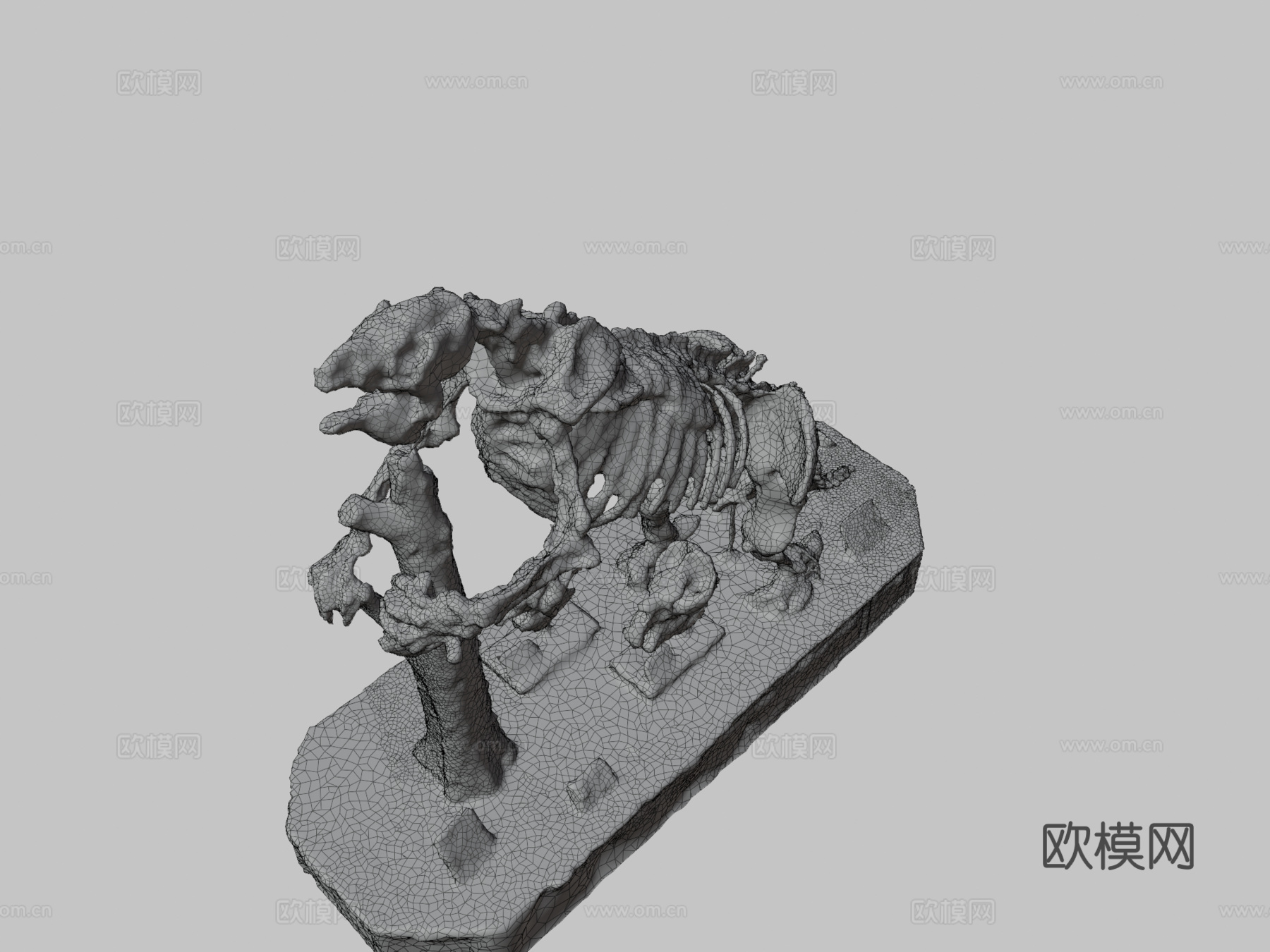 第300天大地懒巨型地懒3d模型下载（渲染图3）