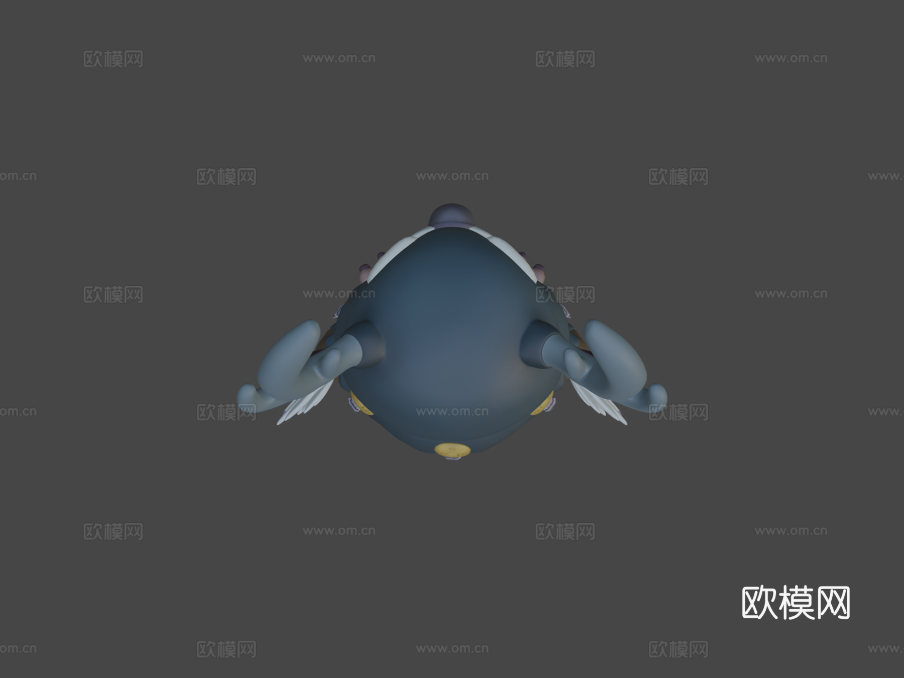 魔兽世界枭兽德鲁伊形态3d模型下载（渲染图5）