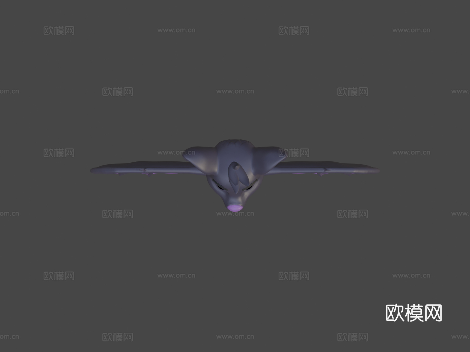 小蝙蝠巴蒂3d模型下载（渲染图5）