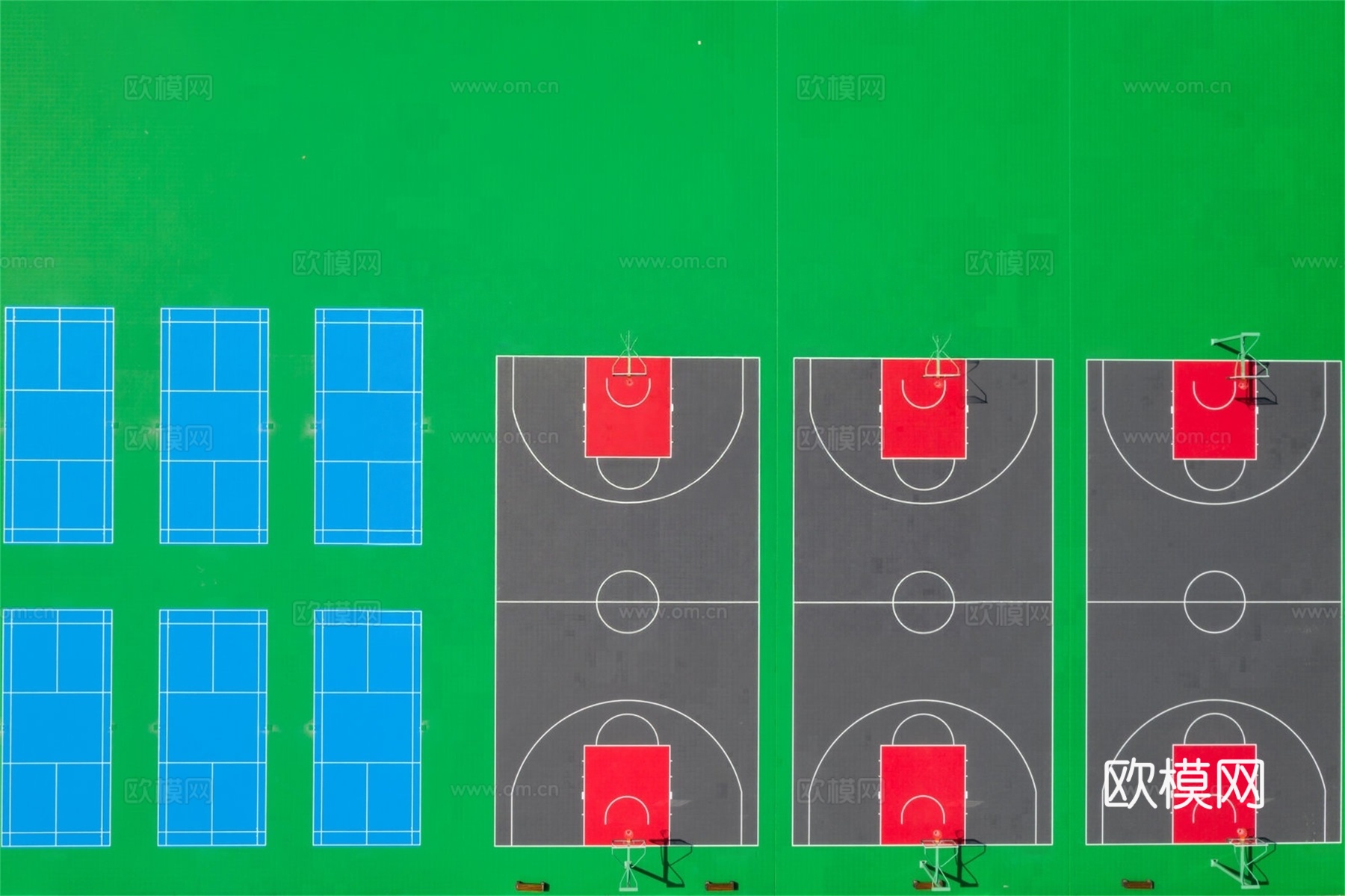 篮球场运动场场地29下载