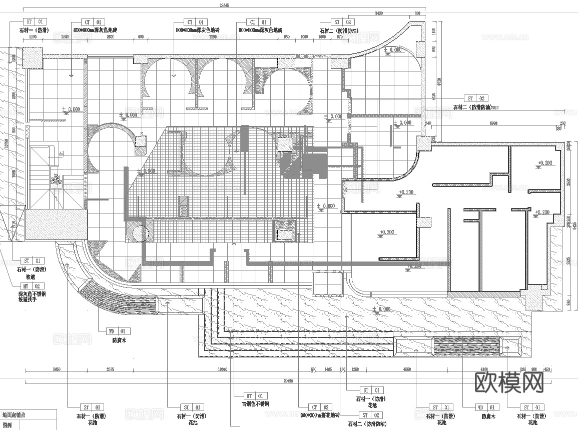 火锅店 串串店 最新平面施工图合集cad施工图