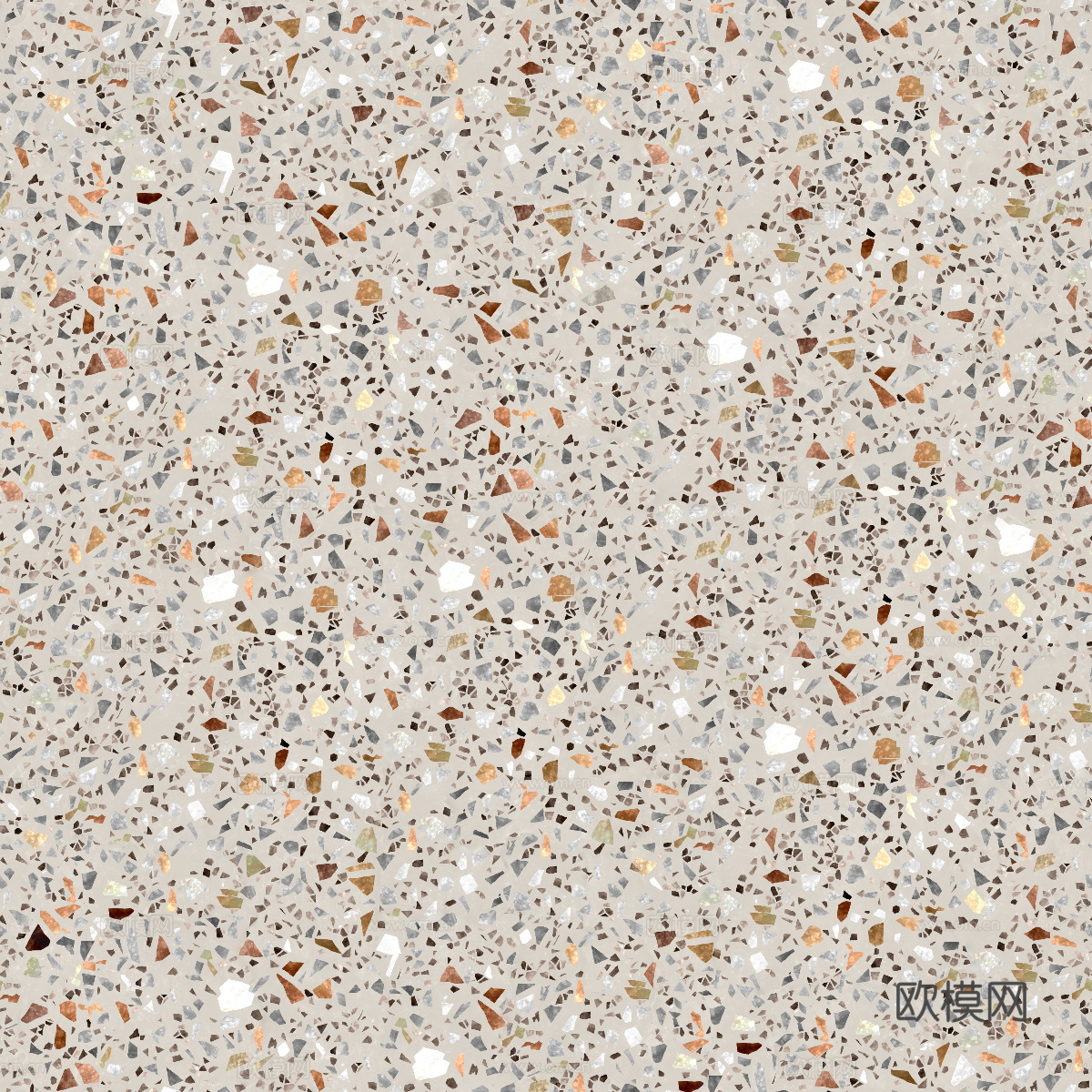 米黄色黄色背景彩色碎石水磨石肌理20