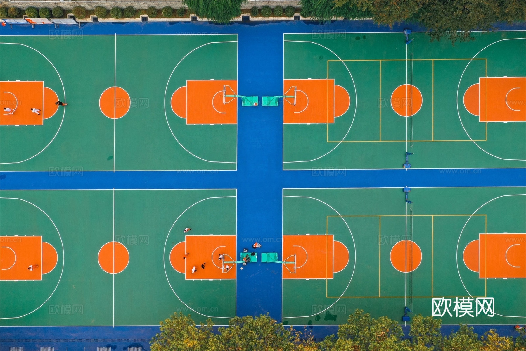 篮球场运动场场地32下载