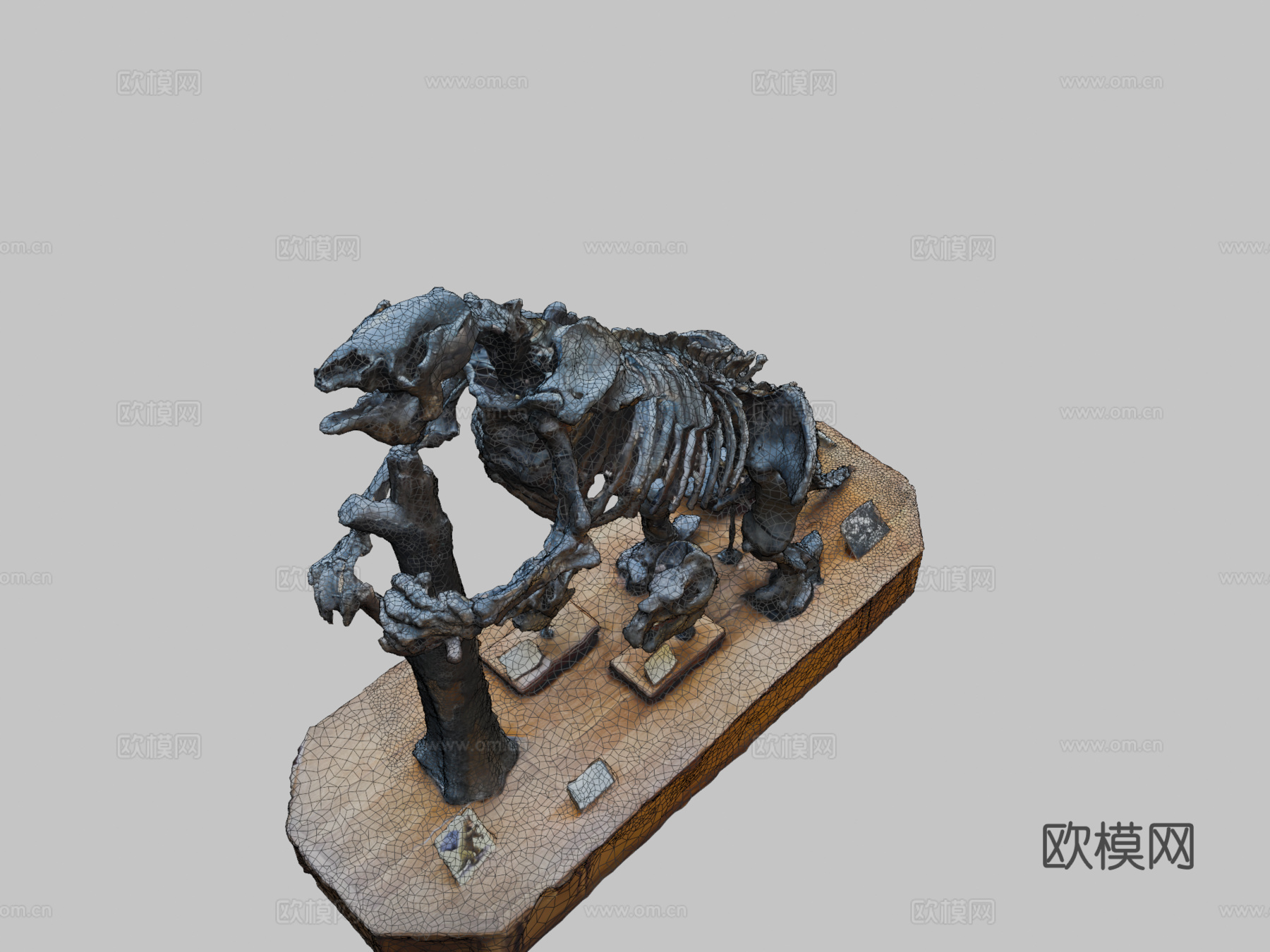 第300天大地懒巨型地懒3d模型下载（渲染图2）