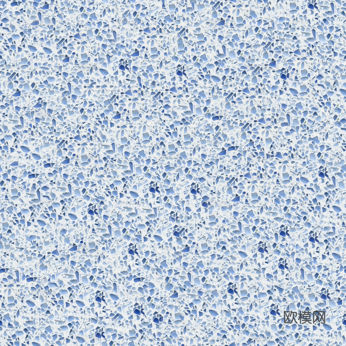 蓝色青色背景彩色碎石水磨石肌理15