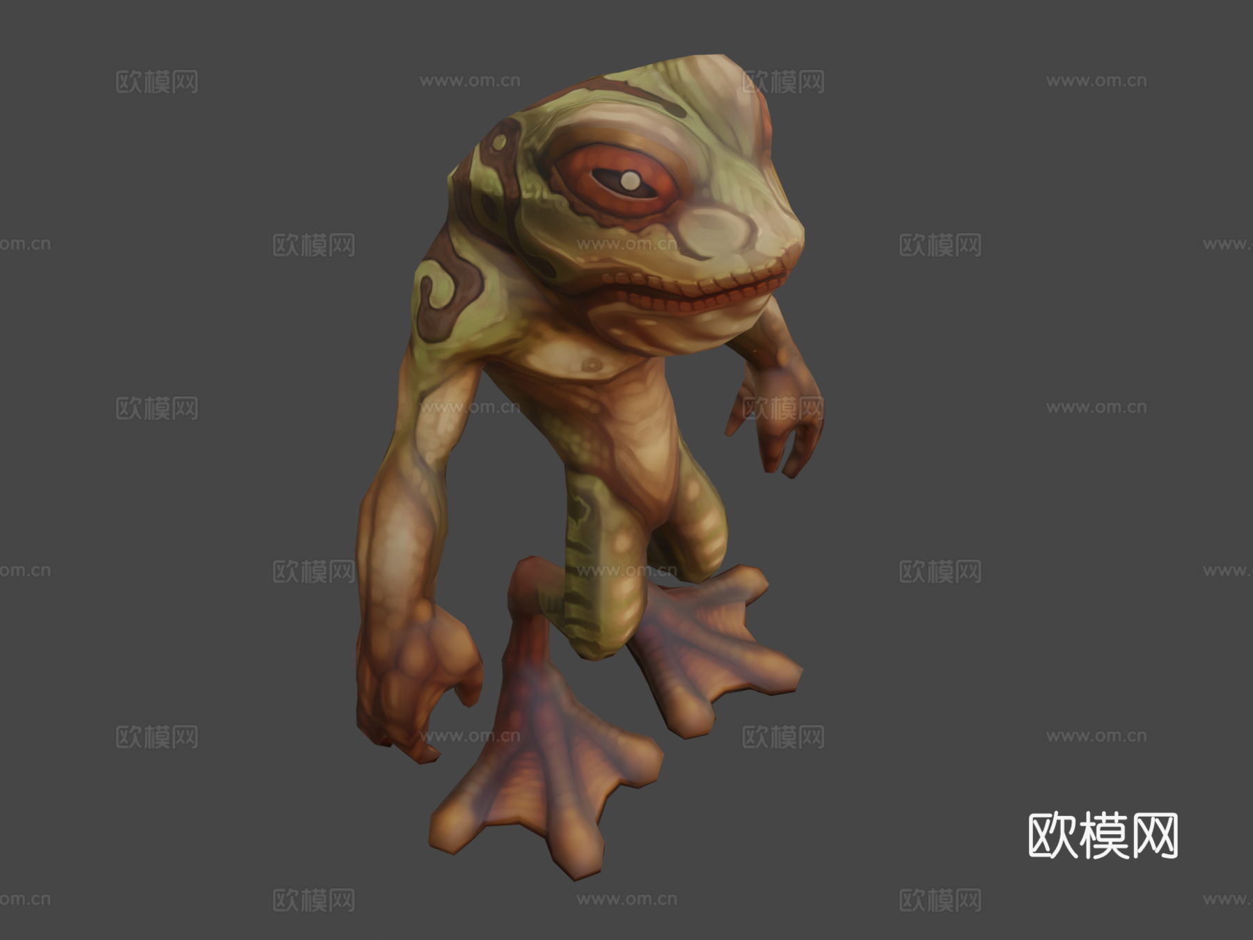 蛙人工作者3d模型下载（渲染图8）