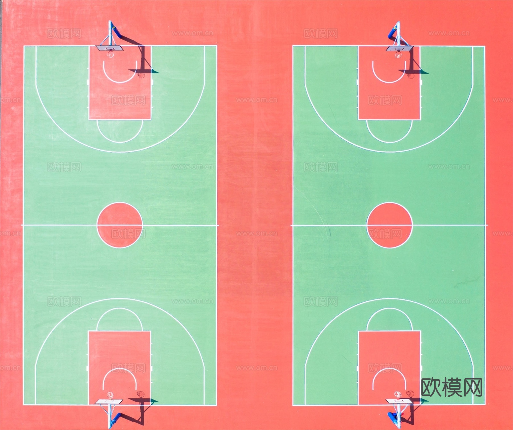 篮球场运动场场地20