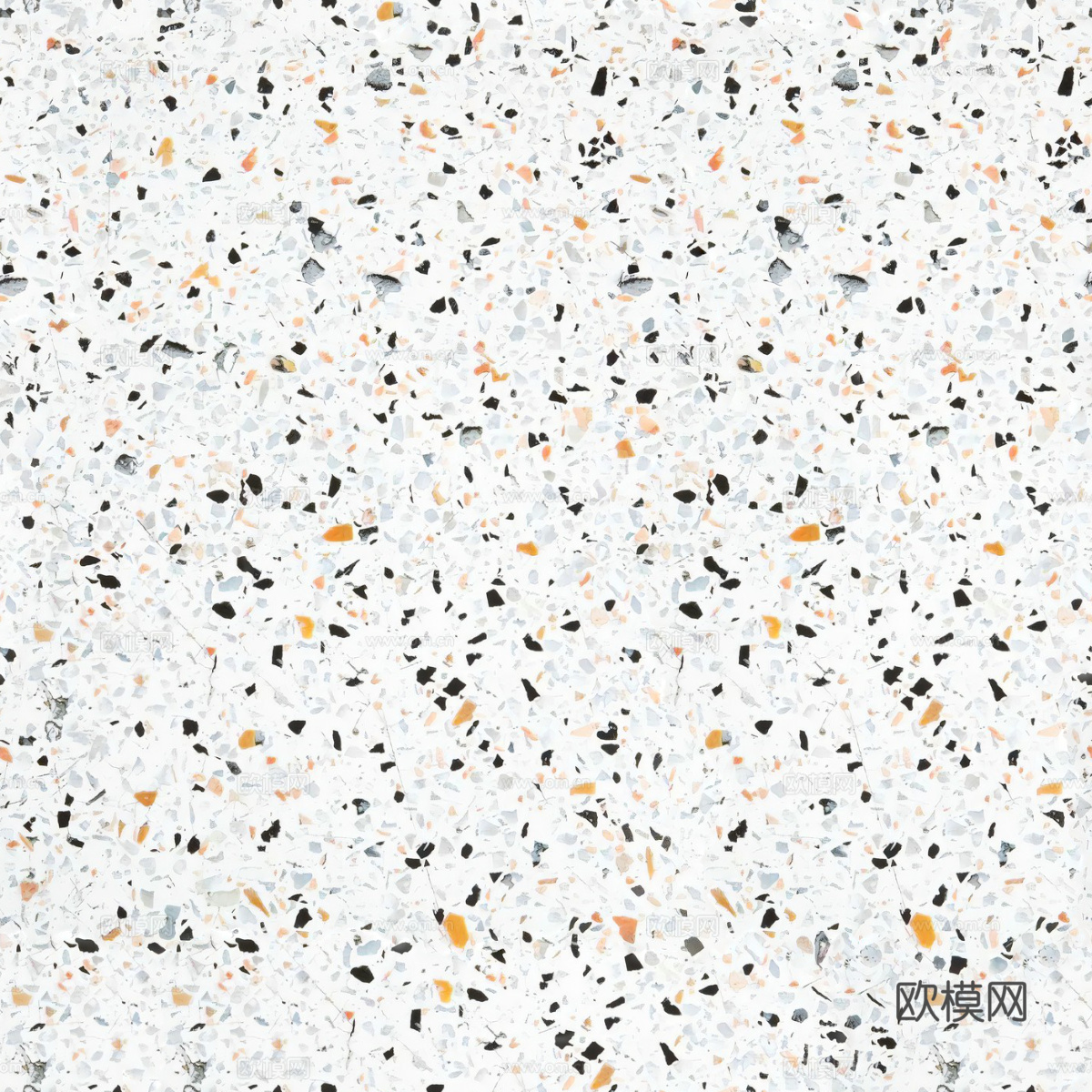 白色背景彩色碎石水磨石肌理34