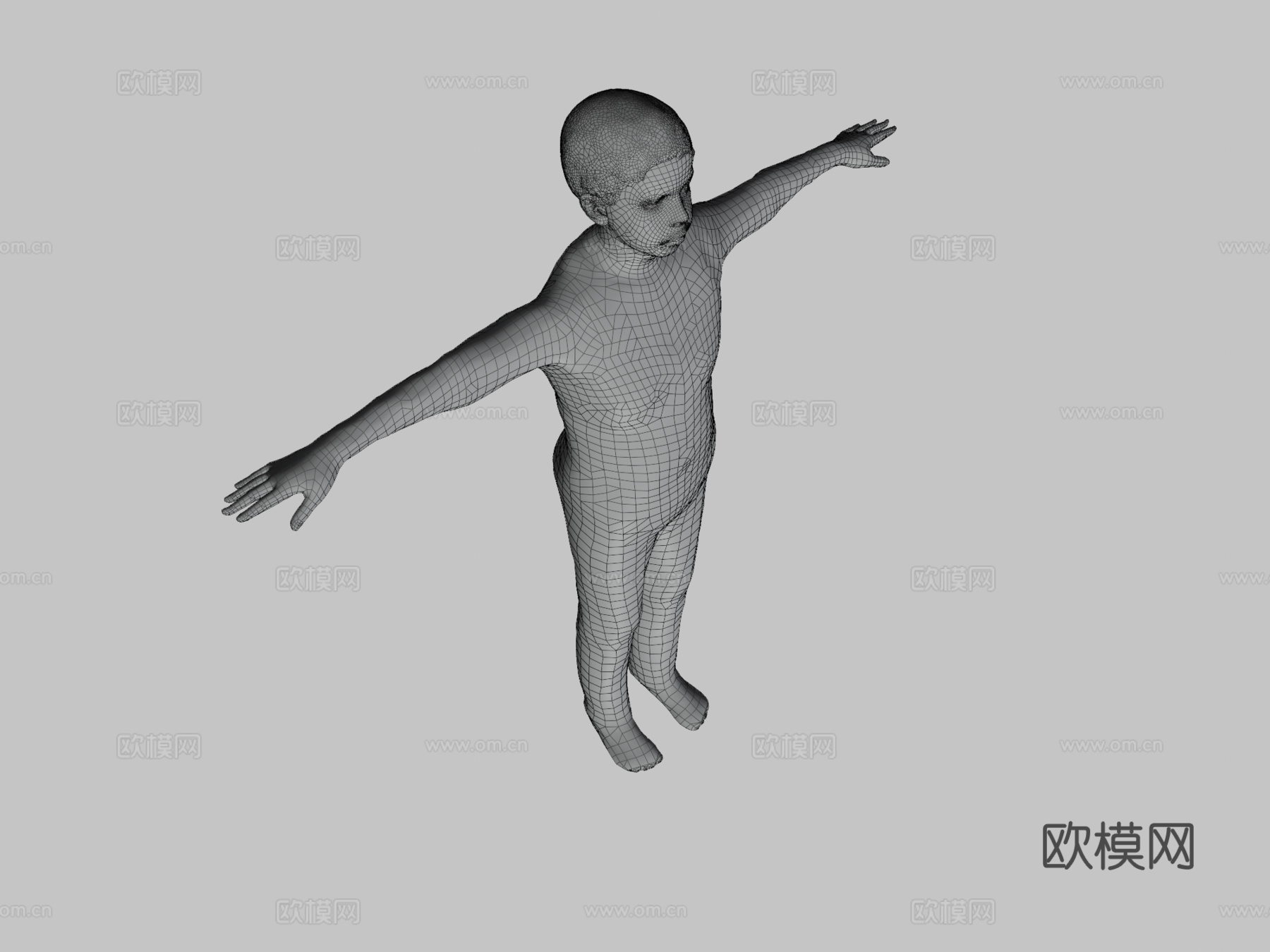 穆罕默德滑步嘻哈舞3d模型下载（渲染图3）