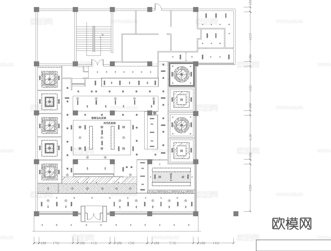 火锅店 串串店 最新全套施工图合集cad施工图