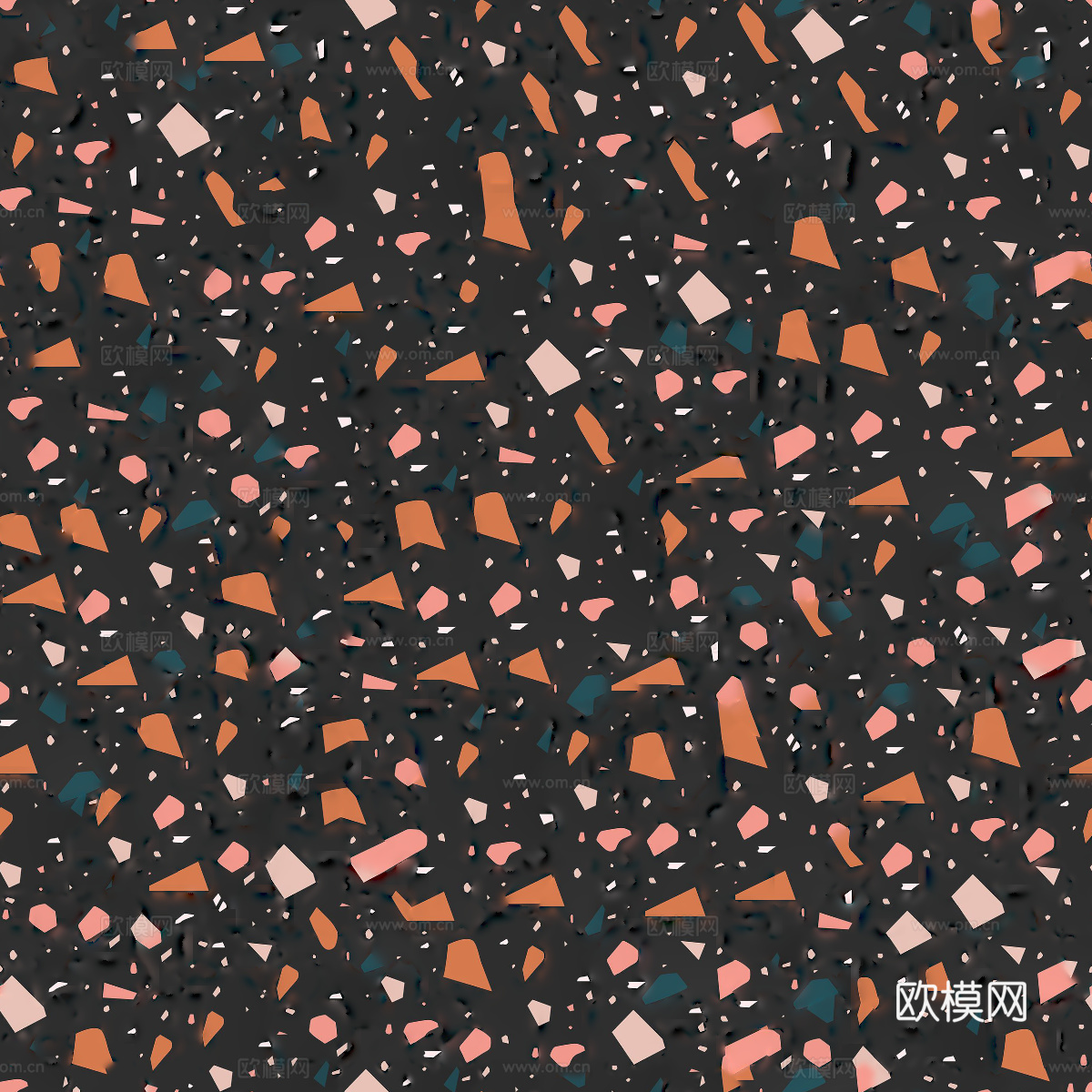 灰色黑色背景彩色碎石水磨石肌理29