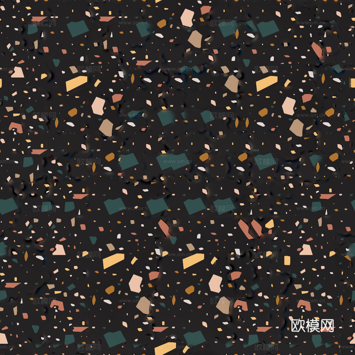 灰色黑色背景彩色碎石水磨石肌理33