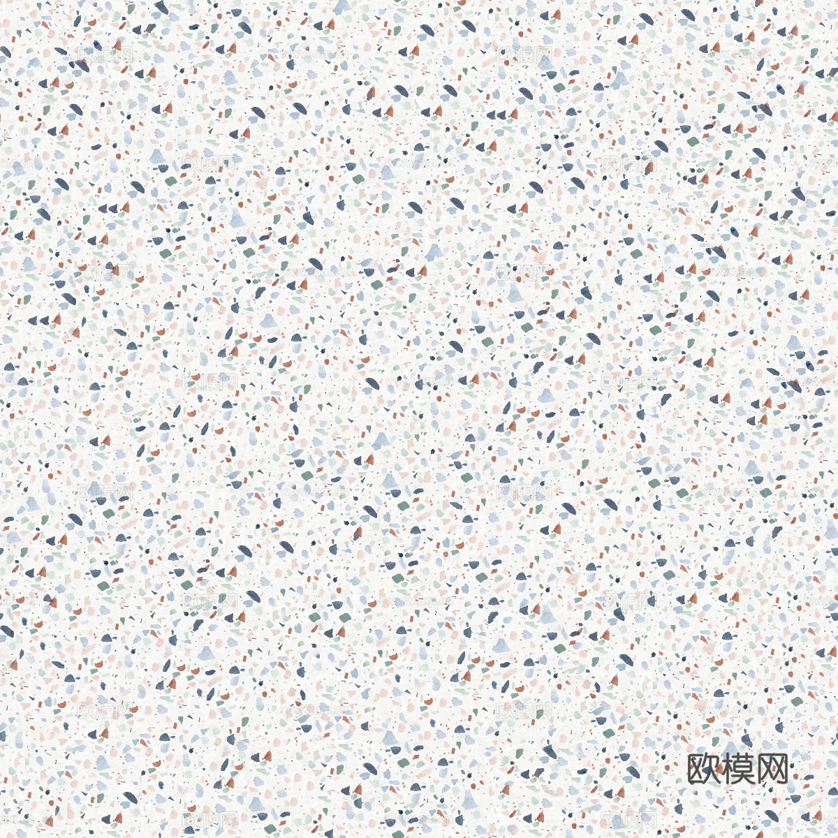 白色背景彩色碎石水磨石肌理33