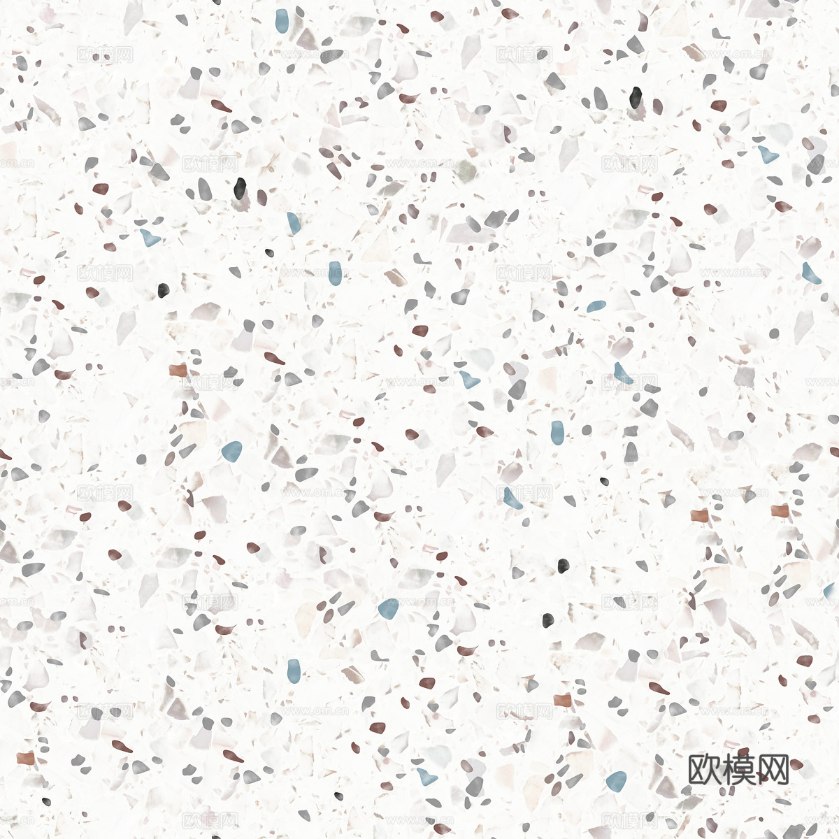 白色背景彩色碎石水磨石肌理26