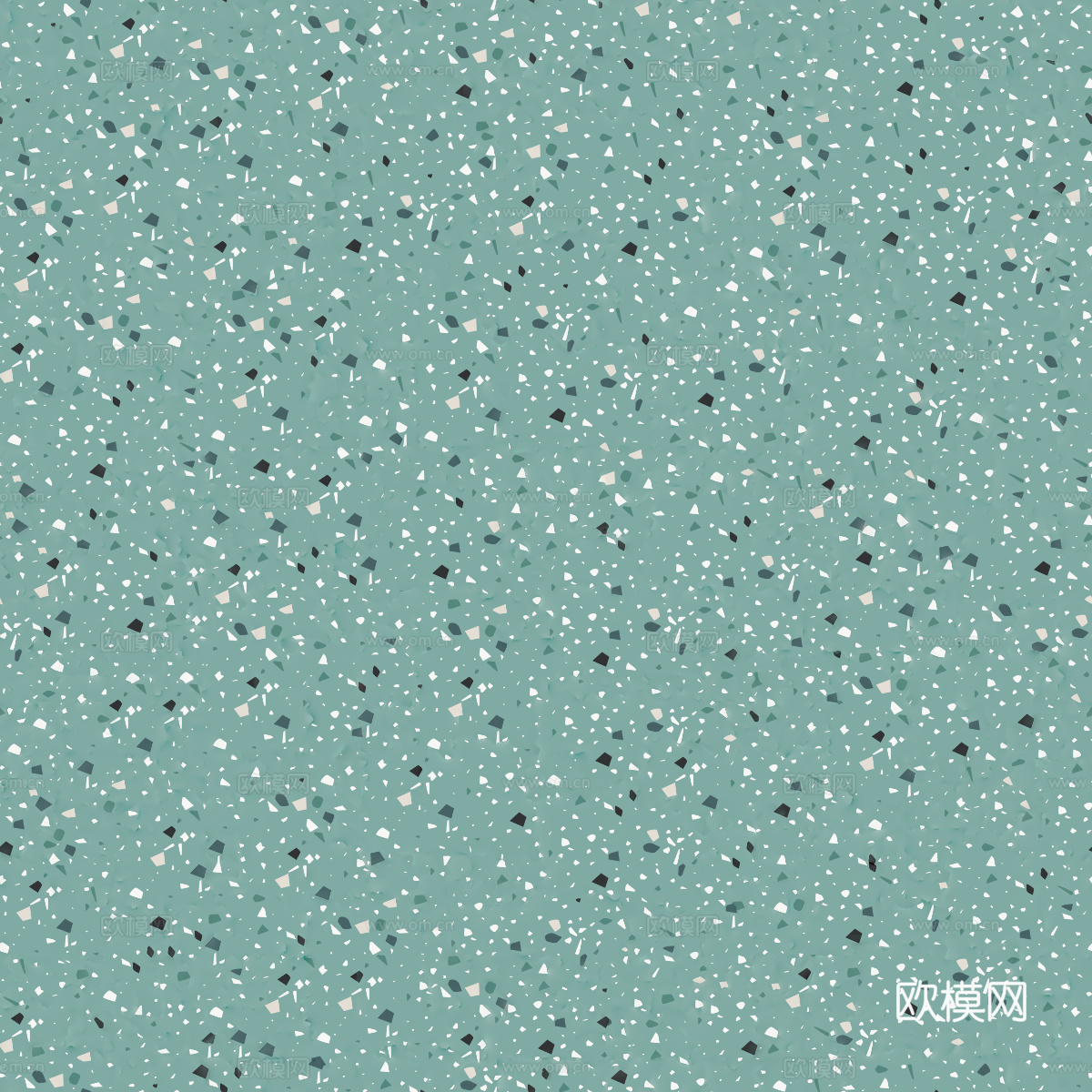 蓝色青色背景彩色碎石水磨石肌理6