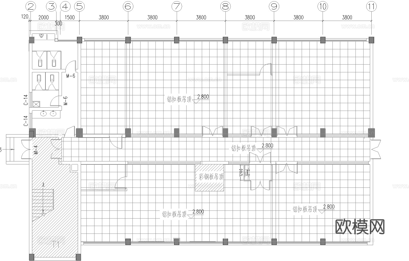 实验室 最新平面施工图合集cad施工图