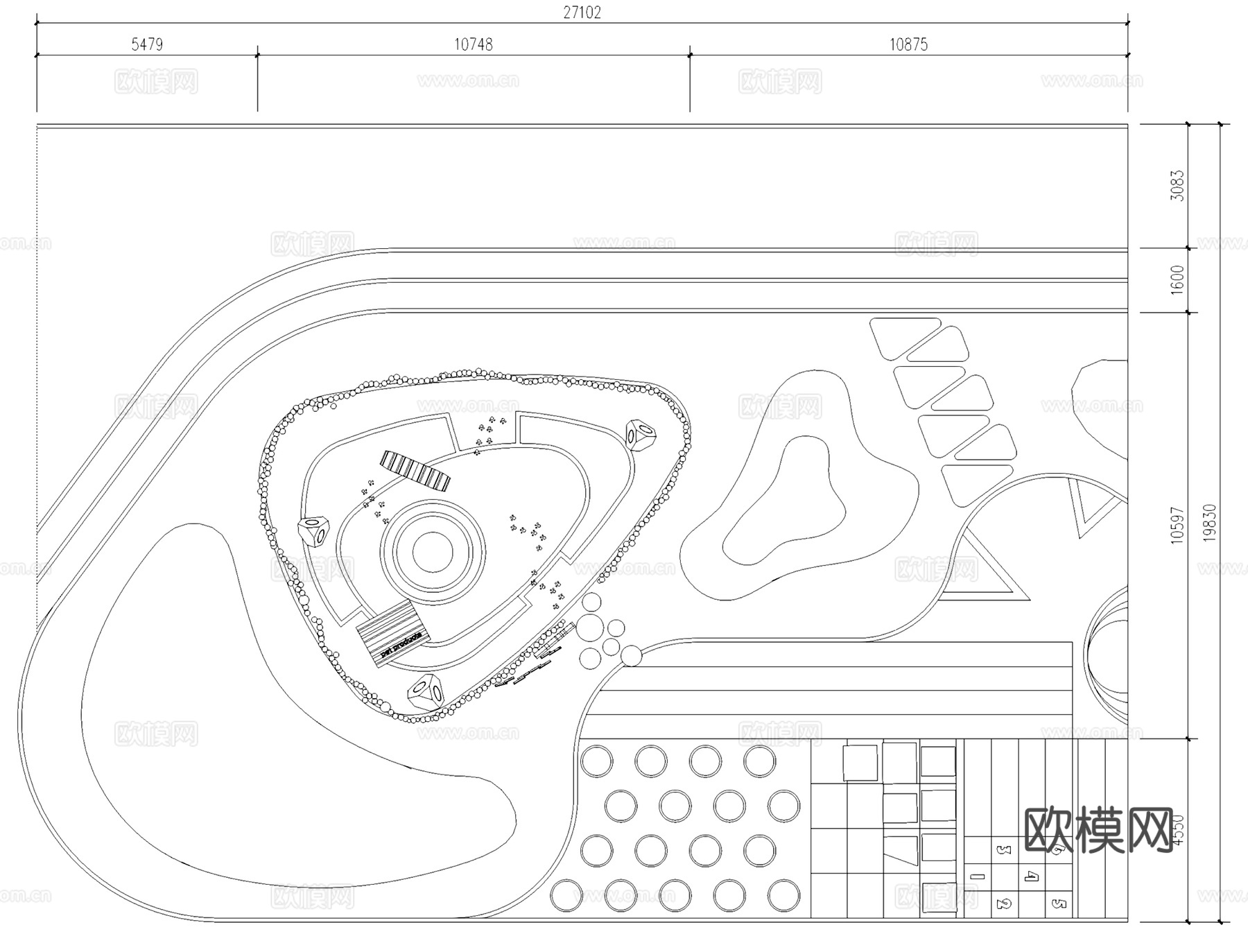 宠物乐园萌宠训练场亲子乐园平面图CAD施工图集 10套cad施工图