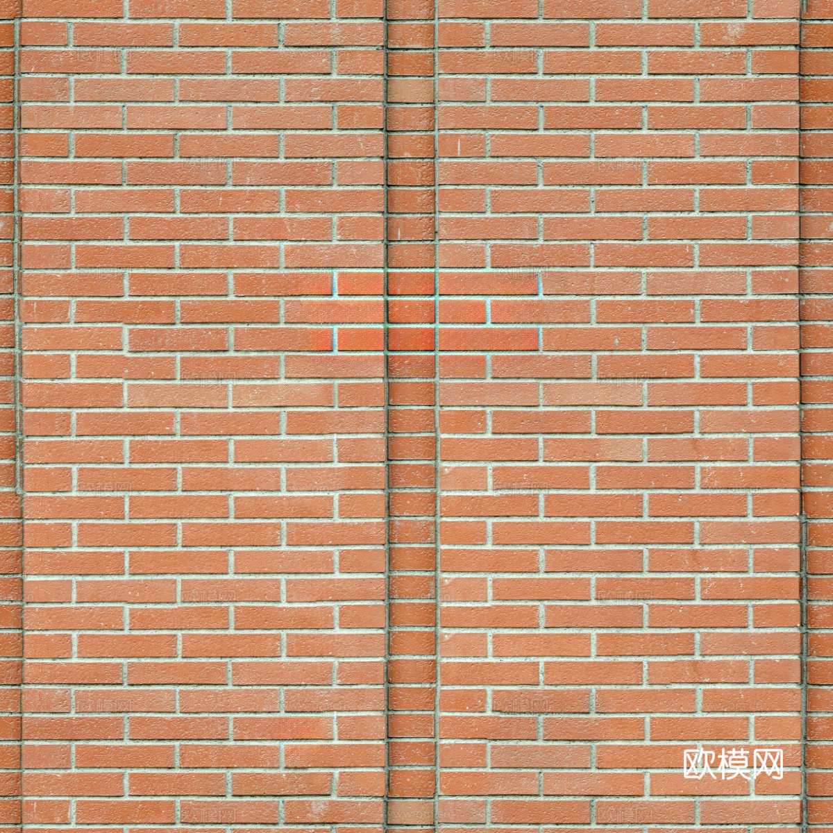 红砖墙面-红砖错缝墙面2049下载