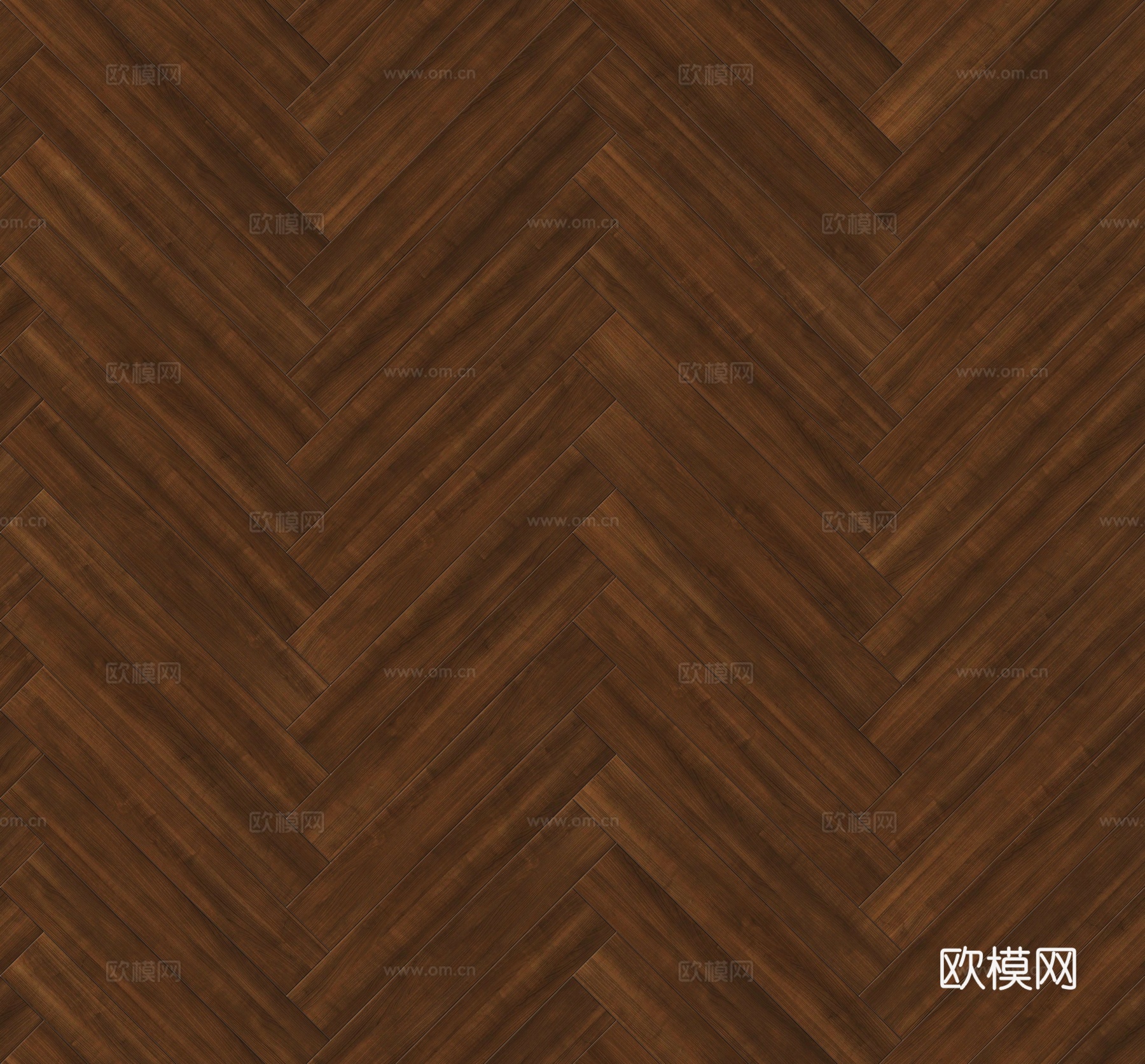 鱼骨纹错缝原木色实木地板2