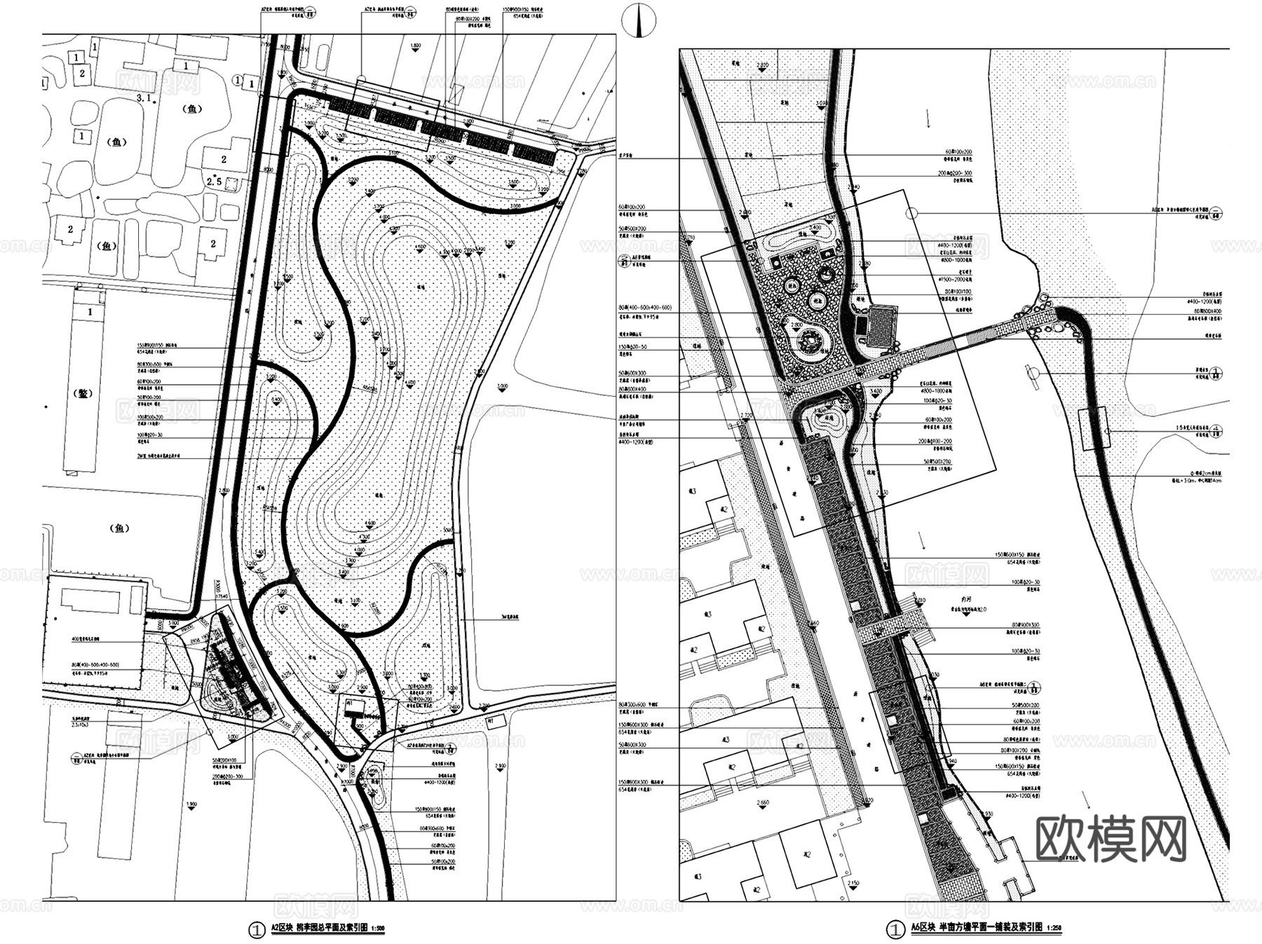 新庙里村精品示范村乡村景观CAD施工图cad施工图