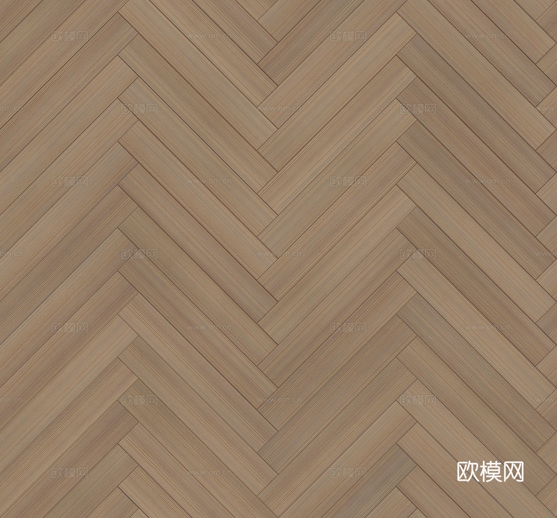 鱼骨纹错缝原木色实木地板37