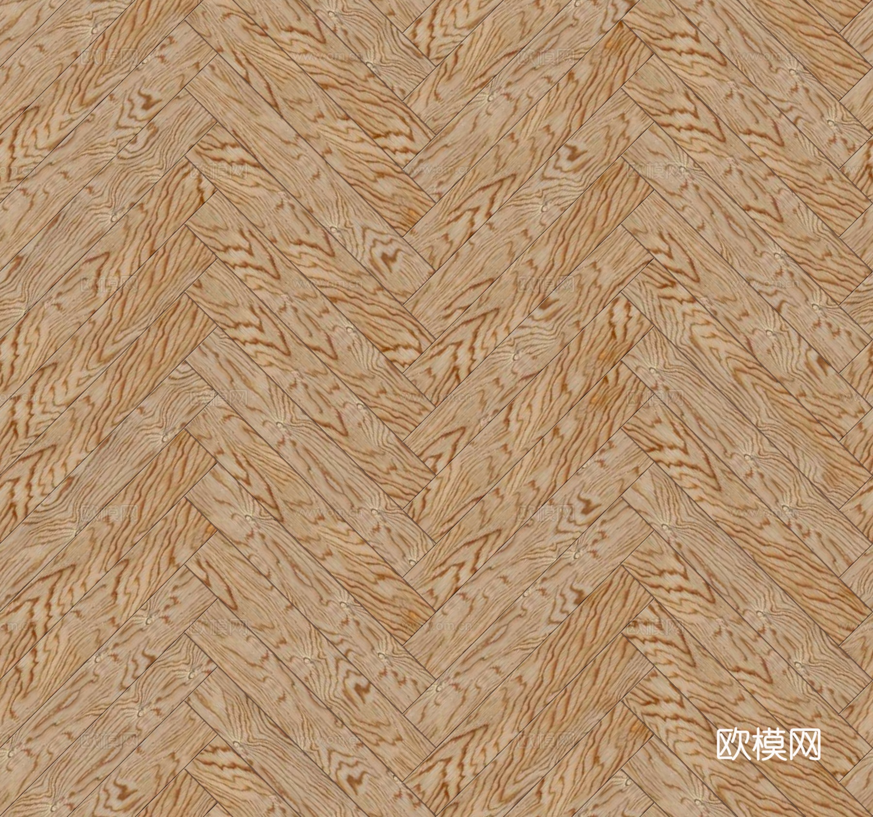 鱼骨纹错缝原木色实木地板77下载