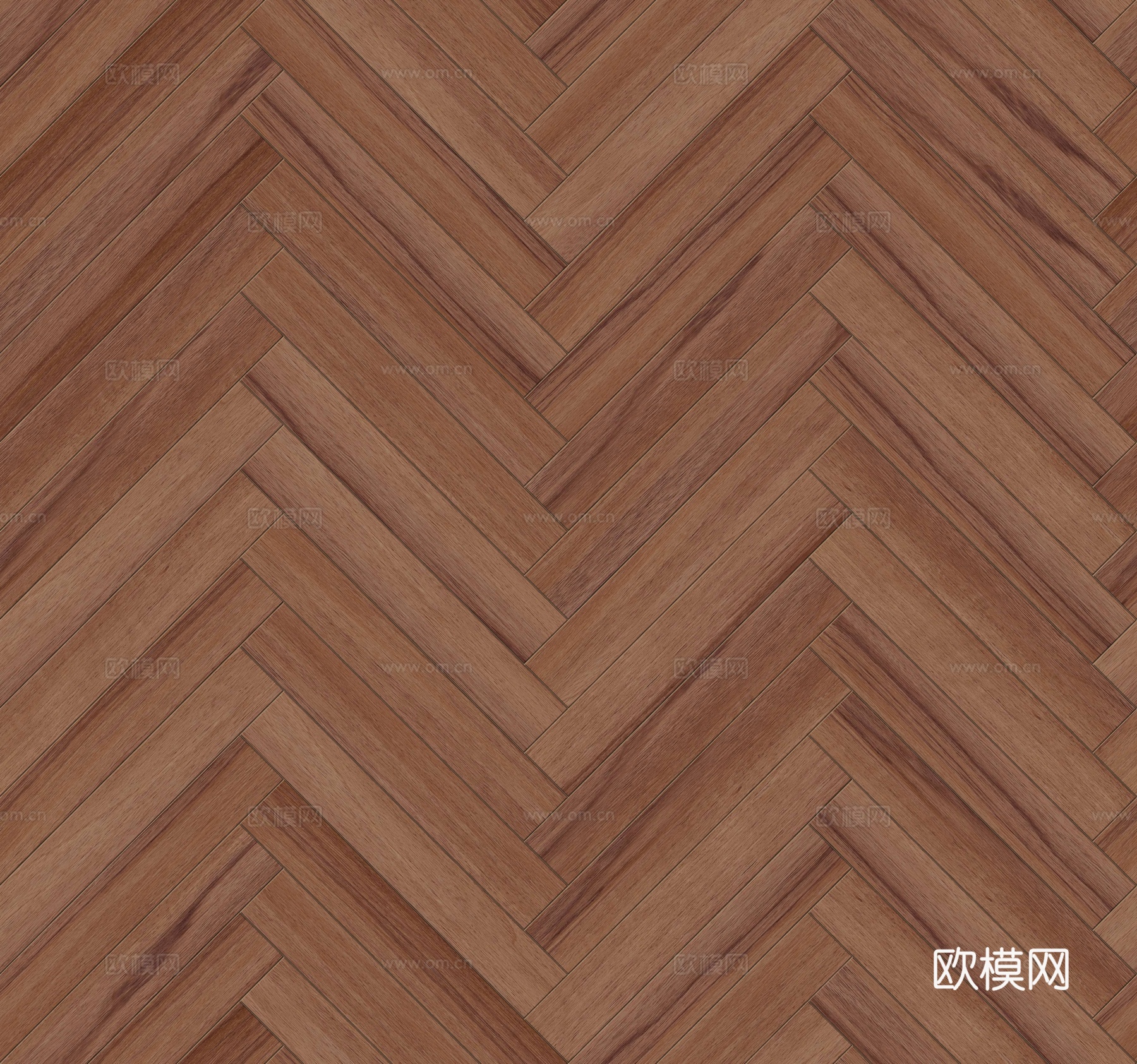 鱼骨纹错缝原木色实木地板131